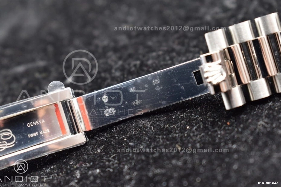 GMF Ice 40 A Weight Bracelet President Stick SS Dial Popular Blue 716 DayDate Gain on 0108